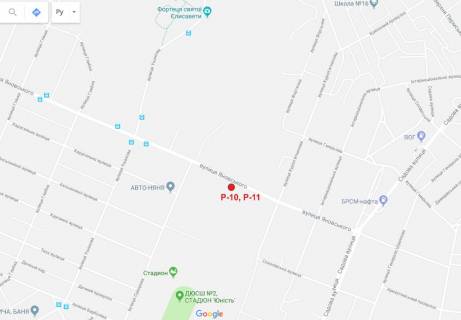 Billboard B in Kropyvnytskyi (Kirovograd), 3х6  st. Anovs'kogo scheme