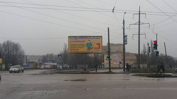 Billboard A in Kropyvnytskyi (Kirovograd), 3х6  st.U. Kovalenka(Koneva)/st.Popova Photo 1