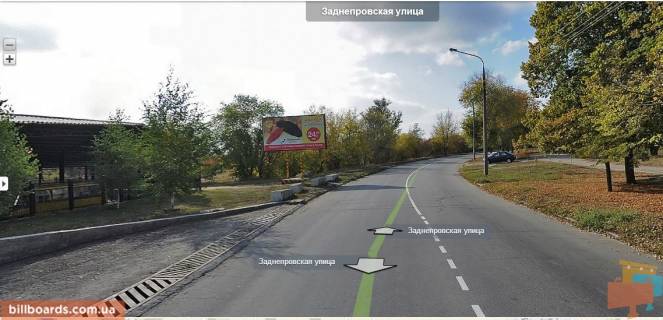 Billboard B in Zaporizhzhya Zadniprovs'ka - ZD pereizd Photo 1