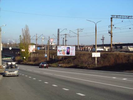 Billboard A in Zaporizhzhya, 3х6  st.Vasilia Sergienko_v"ezd na most Preobrazenskogo Photo 1