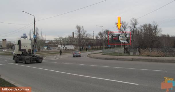 Billboard A in Zaporizhzhya, 3х6  Privokzal'naa - Nabereznaa Photo 1