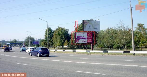 Billboard A in Zaporizhzhya, 3х6  Stefanova-avtomobil'nyj pereezd (NIZ) Photo 1