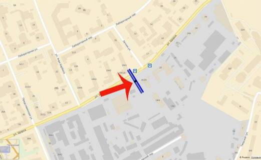 Scrolller, Scroll A in Kyiv, 2.3х3.14  st.E Konoval'ca (Sorsa),16/20 (A1)/Eko Market,Marfin bank- na b-r L.Ukrainki/SKROLER - 111754 scheme