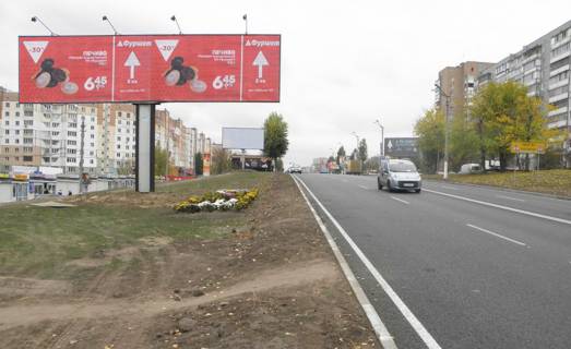 Billboard B in Obukhiv, 3х6  Обухів вул.Київська 166 (В) (лівий) - в*їзд в місто Photo 1