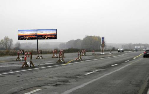 Billboard B in Brovary, 3х6  Brovari Okruzna/povorot na Knazici (V) pravij - na Brovari,Kiiv Photo 1