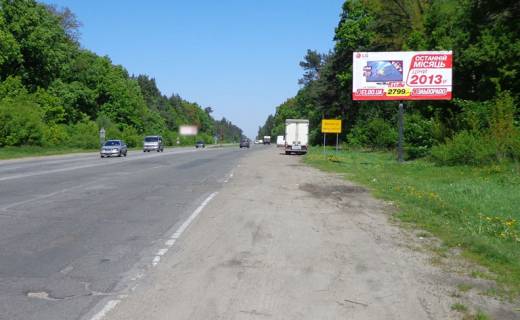 Billboard A in Brovary, 3х6  Brovari/viizd na Cernigivs'ke napr/400m pisla "Terminala" (A) - z Kiiva Photo 1