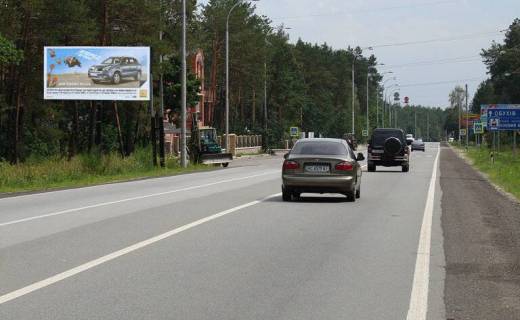 Billboard B in Kiev roads, 3х6  Konca-Zaspa/kotedzne mistecko Sosnovij Bir (V) z Kieva Photo 1