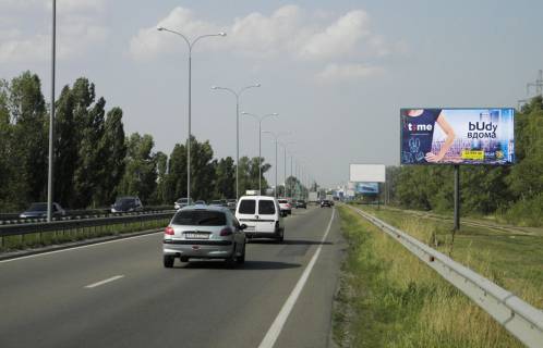 Billboard A in Kyiv, 3х6  st.Bogatirs'ka/ZK Italijs'kij Kvartal (A) NOVUS, na Visgorod, na Mezigir'`a Photo 2