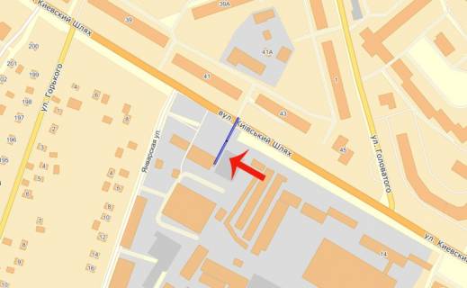 Billboard B in Boryspil, 3х6  Бориспіль вул.Київський шлях (В) правий /АТБ,ринок Зоряний - на Київ (тільки для вініла 6х3) scheme