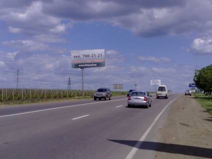 Billboard B in Odessa trasi, 3x6  Trassa Odessa-Il'icevsk 12+050 B (v stor. Odessy) Photo 1