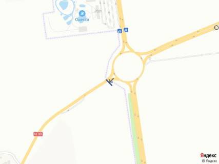 Billboard B in Odessa trasi, 3x6  Odessa-B.Dnestrovskij. Prilimanskoe 3 B scheme