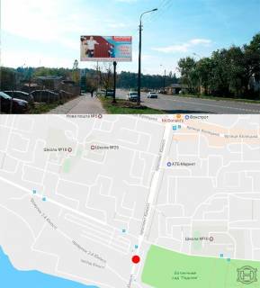 Billboard B in Vinnytsia, 3х6  pr-t Unosti Photo 1