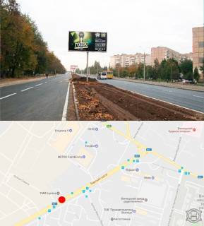 Billboard B in Vinnytsia, 3х6  Barskoe sosse (razdelitel')v"ezd v gorod Photo 1