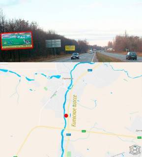 Billboard B in Strizhavka, 3х6  Kievskoe sosse (oblast'), vyezd(srednij) Photo 1