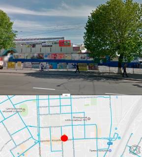 Billboard A in Vinnytsia, 3х6  av.Kocubinskogo,13 (centr.Rynok,k vokzalu) Photo 1