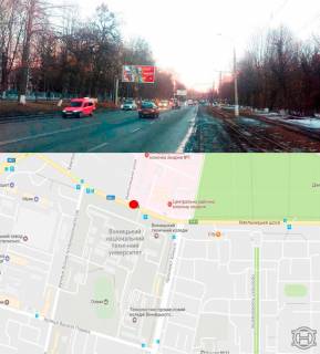 Billboard B in Vinnytsia, 3х6  Hmel'nickoe sosse Photo 1