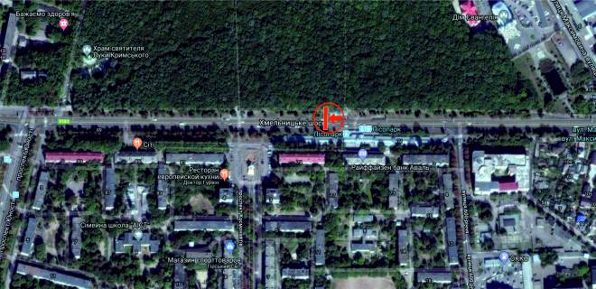 Prismatron, Prism A in Vinnytsia, 6х3  Hmel'nic'ke sose (zup. Lisopark) - 282144 scheme