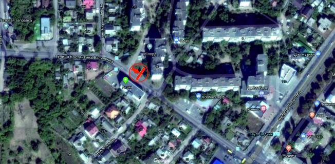 Billboard B in Vinnytsia, 6х3  st. Konstantina Vasilenko (r-n "Diamant") scheme