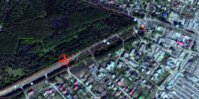 Billboard B in Vinnytsia, 6х3  Gnivans'ke sose 2 scheme