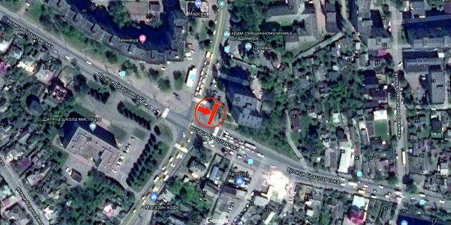 Prismatron, Prism B in Vinnytsia, 6х3  st. Braclavs'ka - st. Zamostans'ka - 282293 scheme