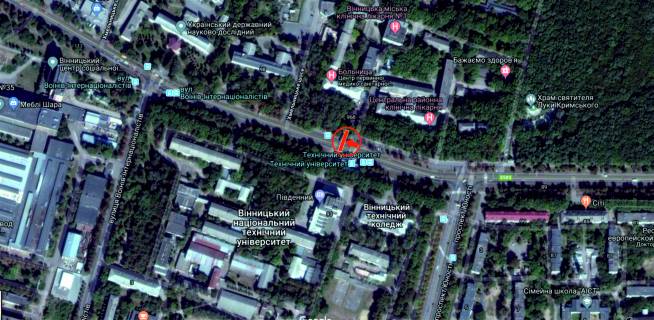 Prismatron, Prism A in Vinnytsia, 6х3  Hmel'nic'ke sose (zup. Students'ka) - 282157 scheme