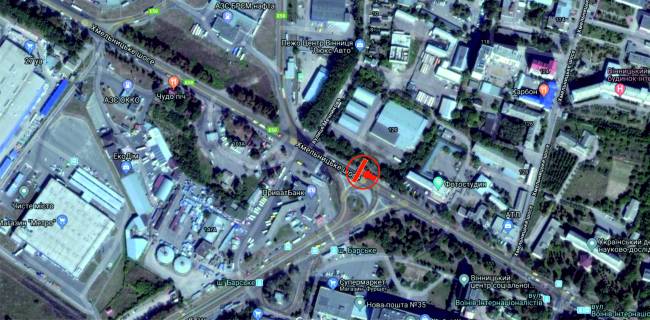 Prismatron, Prism A in Vinnytsia, 6х3  Hmel'nic'ke sose - Bars'ke sose - 282161 scheme