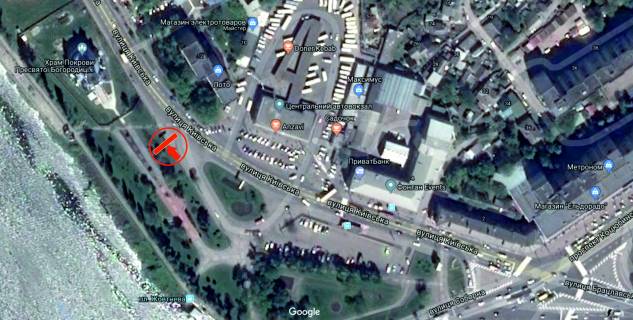 Billboard B in Vinnytsia, 6х3  st. Kiivs'ka (navproti avtovokzalu) scheme