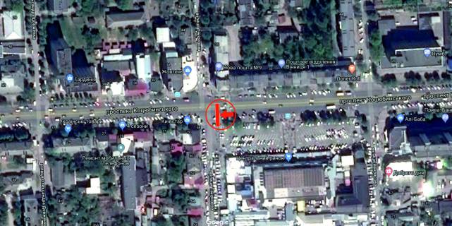 Scrolller, Scroll B in Vinnytsia, 3.14х2.32  av. Kocubins'kogo - st. Timirazeva (central'nij rinok) - 282341 scheme